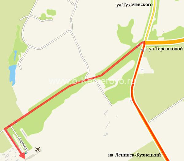 Как доехать до Кемеровского аэропорта